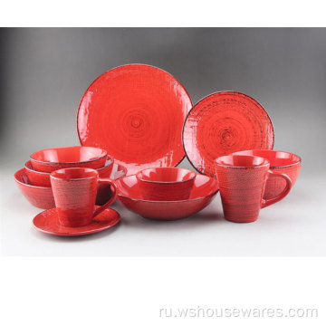 Домохозяйственные наборы посуды Ручной роспись CETAMIC Stoneware
